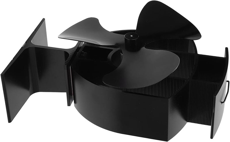 woobles 3 Blades Fireplace Fan, Wood Buring Stove Fan, Ultra Quiet High Temperature Resistance Wood Stove Fan Heat Powered Stove Fan Efficient Heat Transfer - Image 3